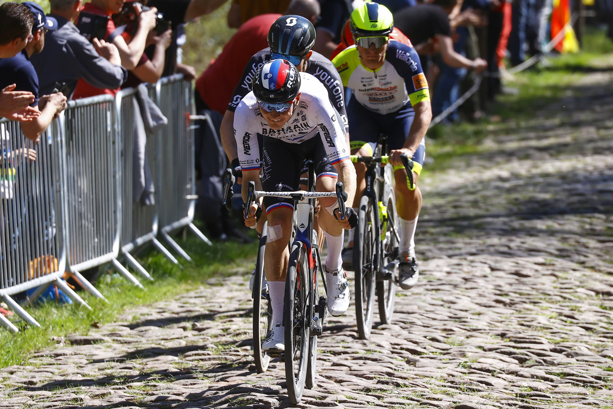 Matej Mohorič 5th at Paris-Roubaix 