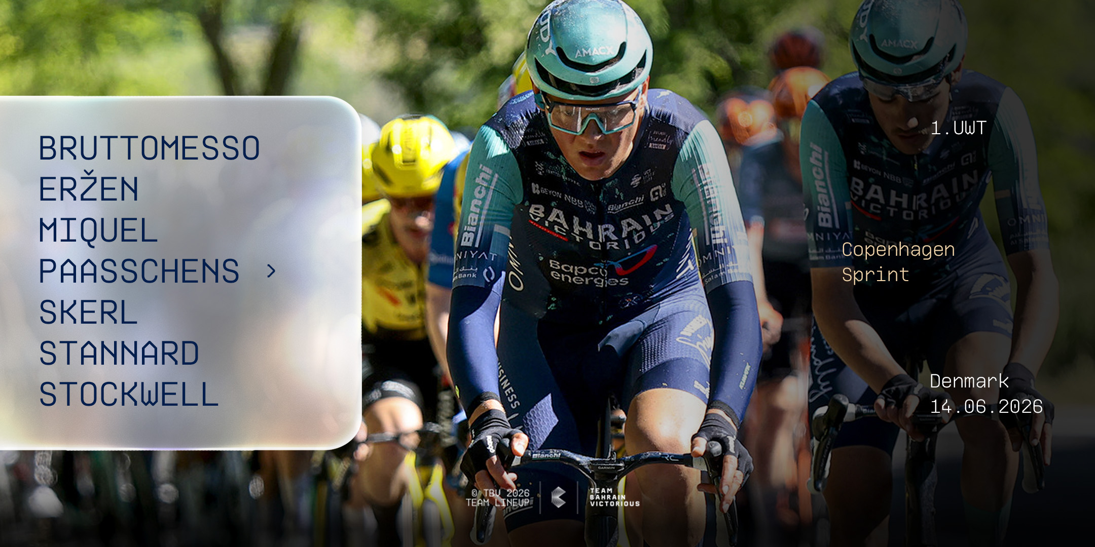 Bahrain Victorious Target Fast Finish in Copenhagen