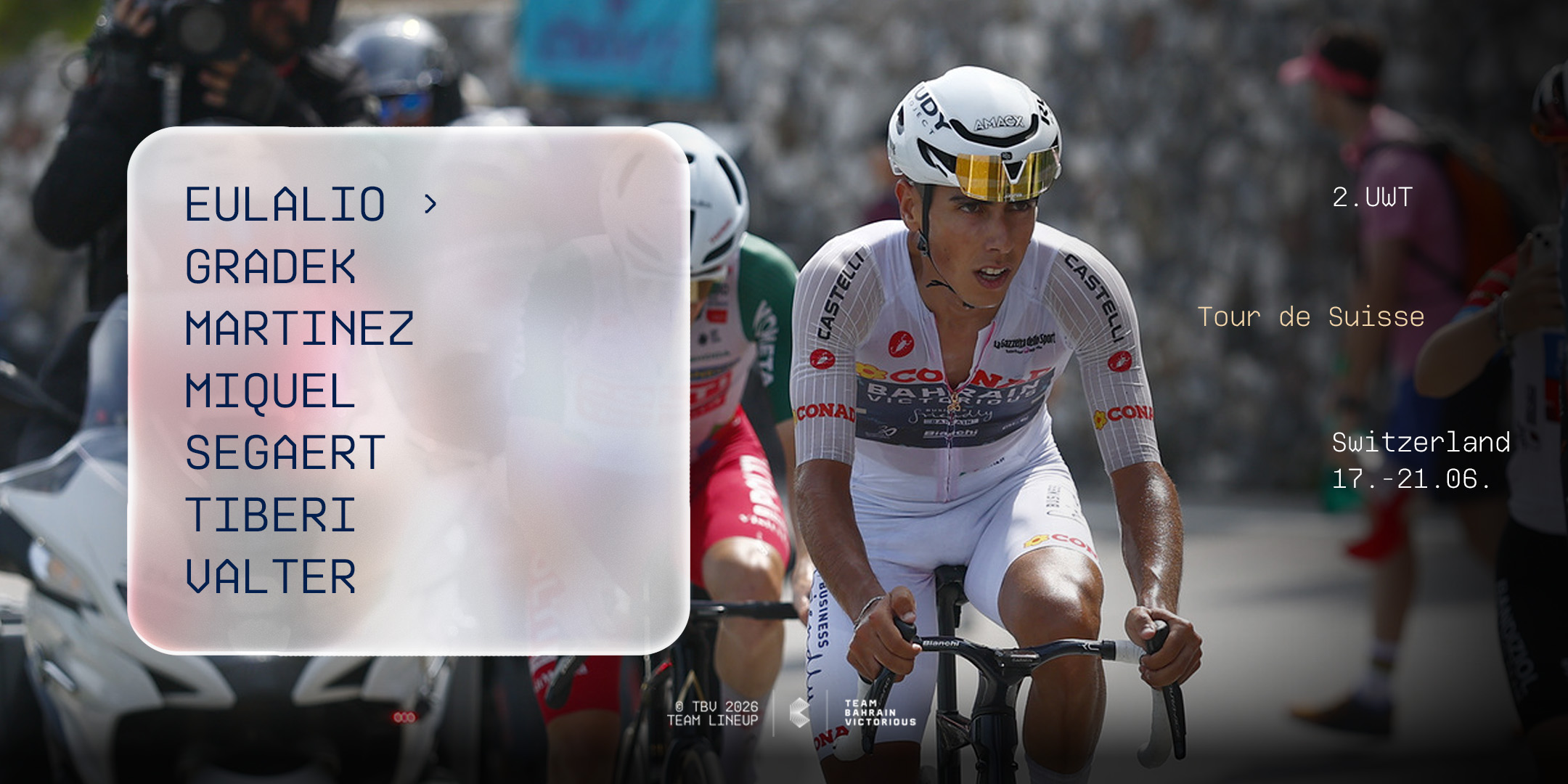 Bahrain Victorious Ready for Five-Day Tour de Suisse